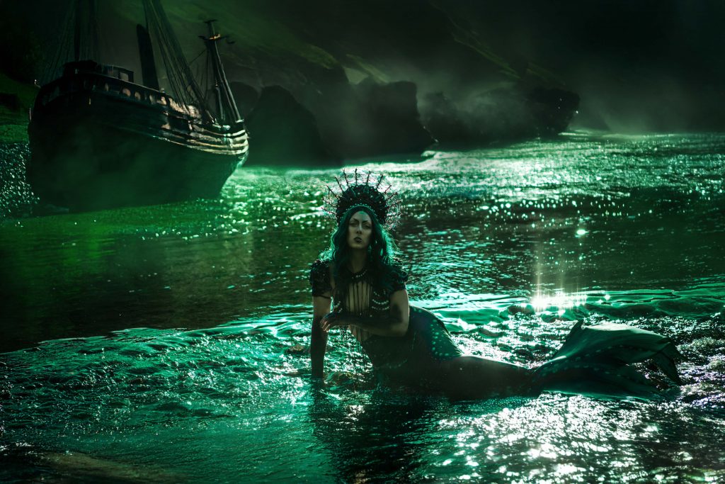 Dark Siren Photoshooting Dark Mermaid Shooting