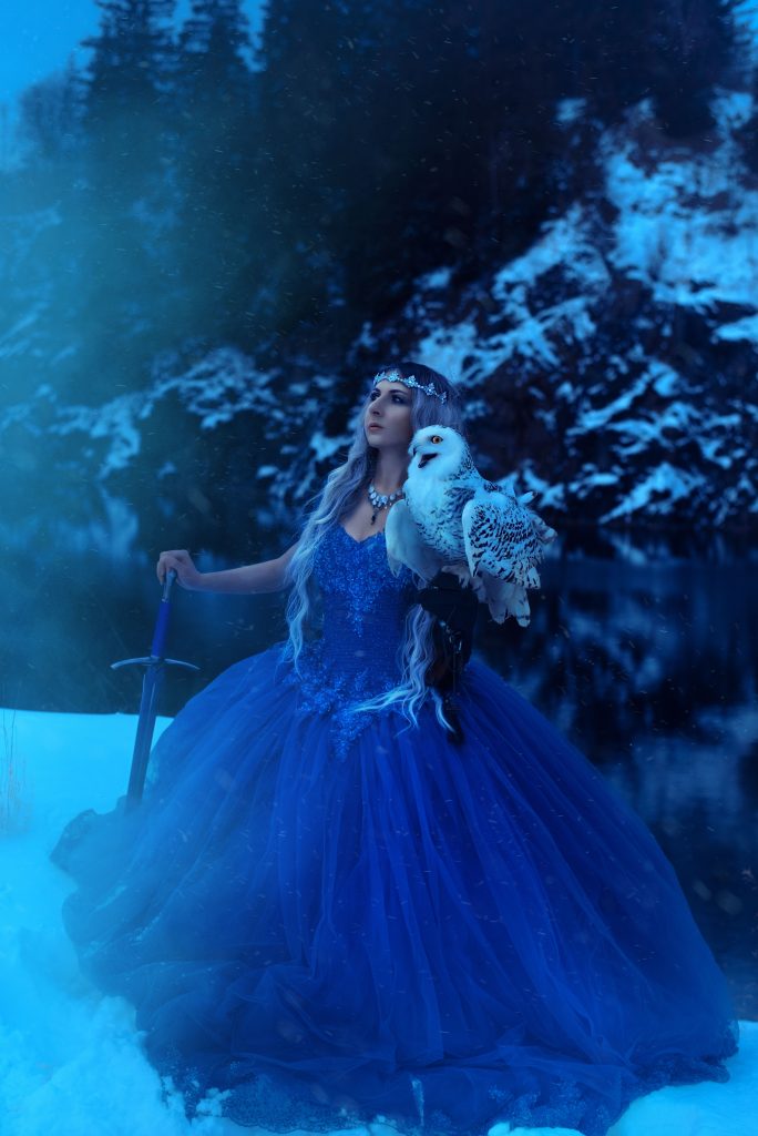 Fantasy Shooting im Schnee Fantasyfotografie Jena Thüringen