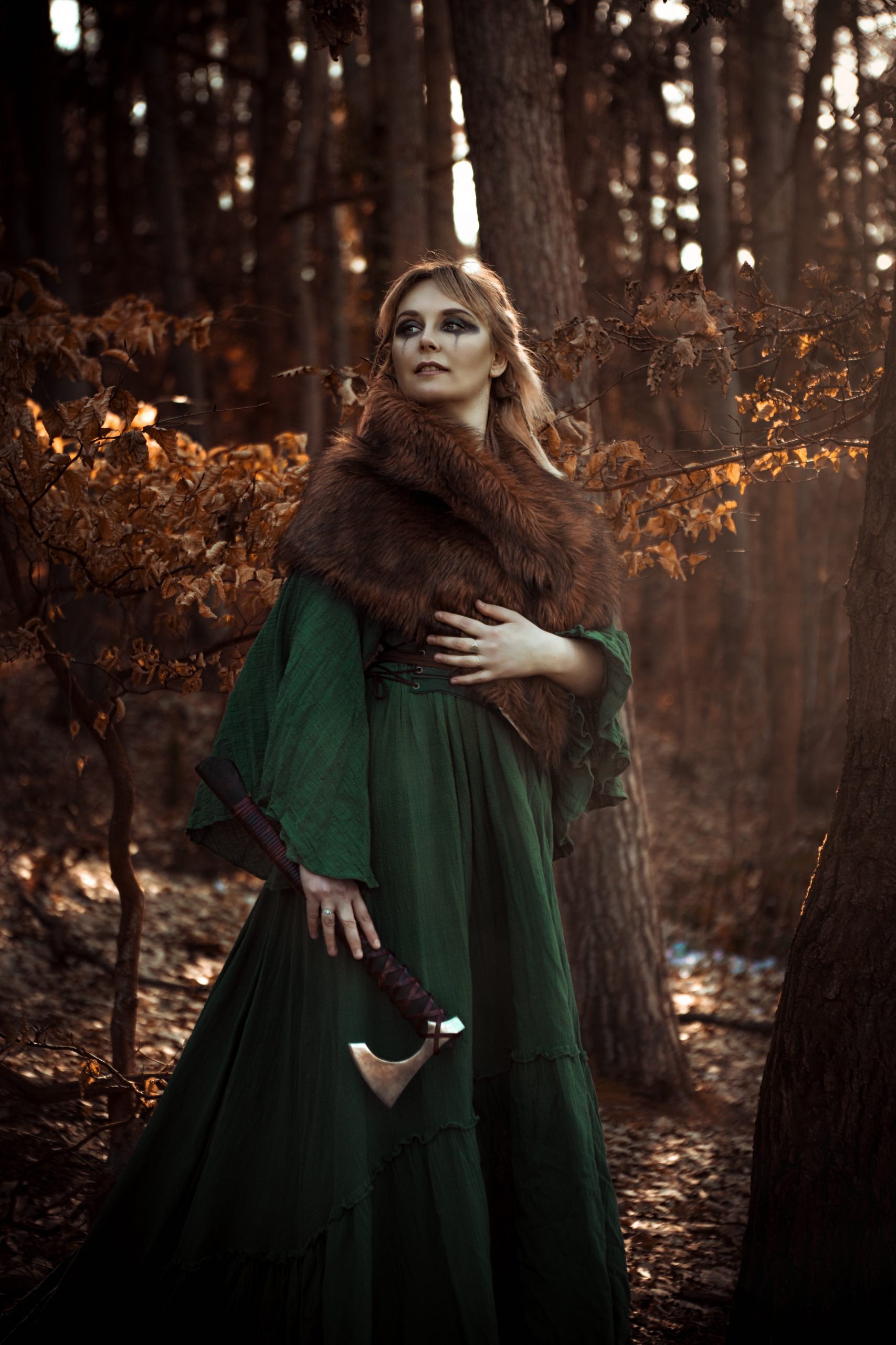 Wikinger Fotoshooting Fantasy Shooting Schildmaid