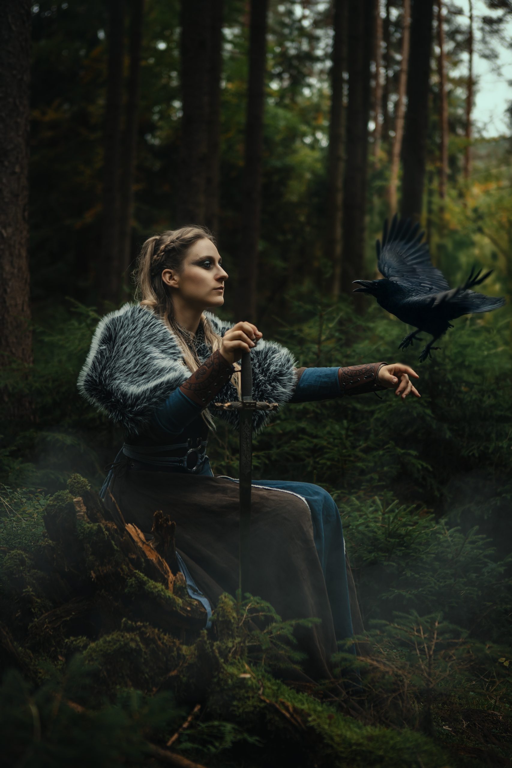 Wikingershooting mit Rabe Fantasyshooting - Fantasyfotografie Rabe